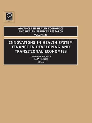 cover image of Advances in Health Economics and Health Services Research, Volume 21
